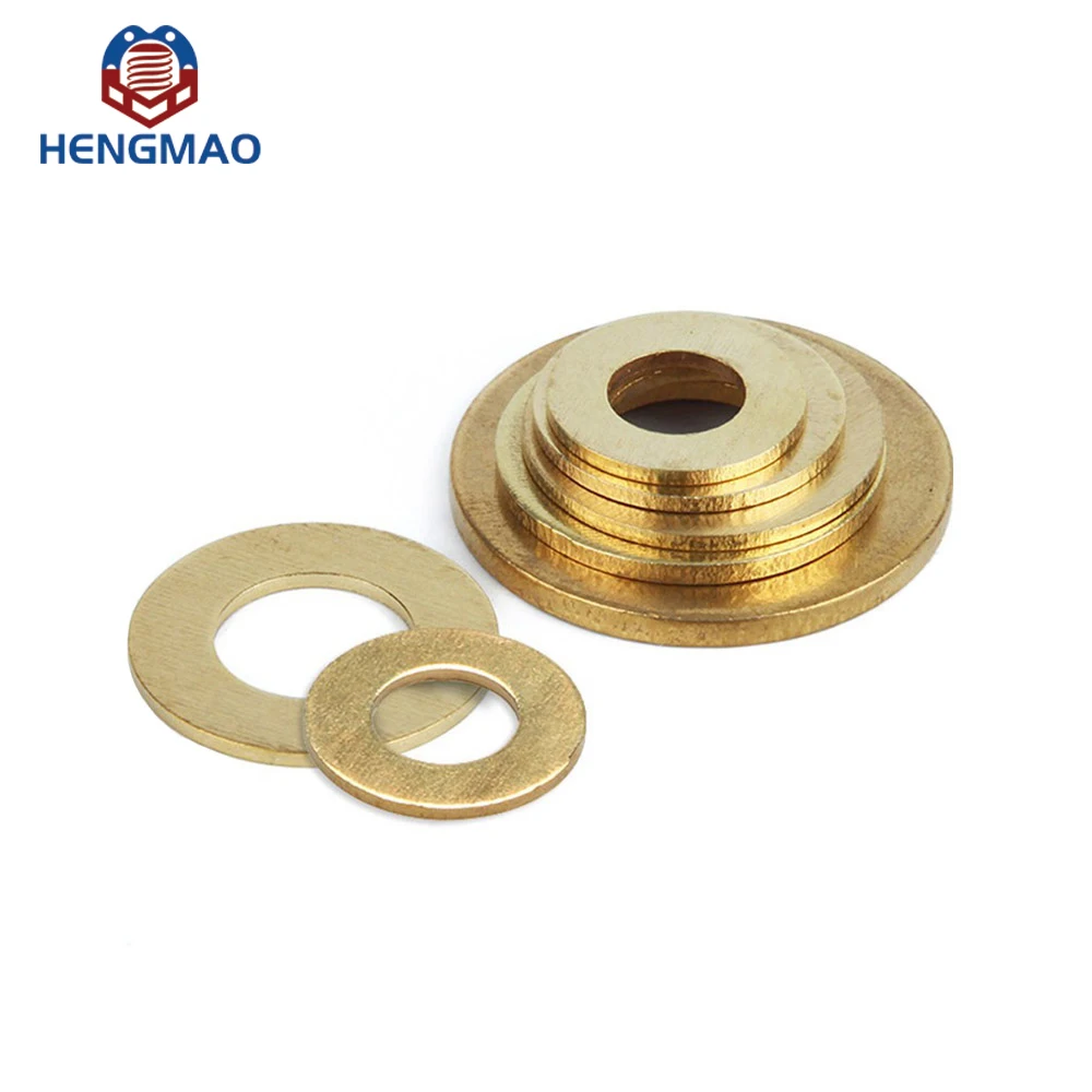 Customized Brass Copper Steel Aluminium Titanium Flat Washer