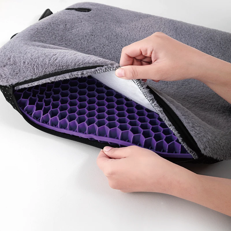 USB electric rechargeable temperature control heat seat Cushion heating gel pad for car office outdoor home