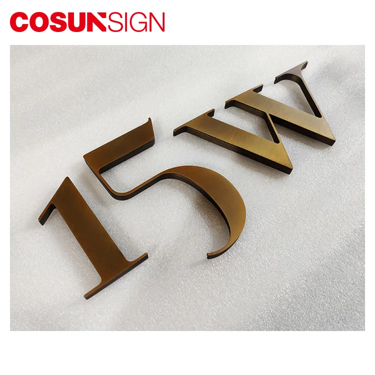stainless steel letters 3d letters metal sign