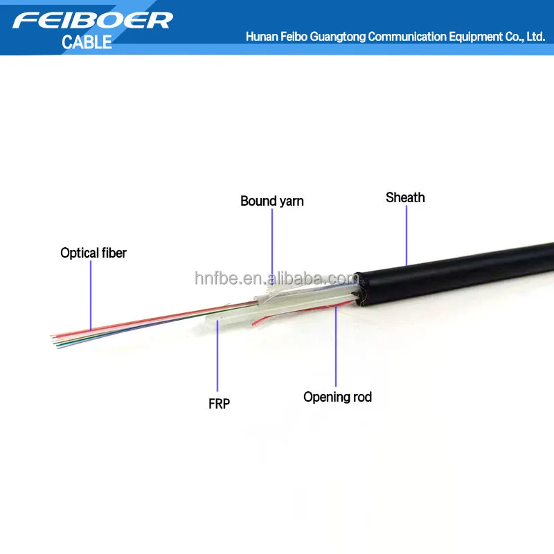 FTTH Anatel Cabo Fibra Optica GYFFY asu80 asu120 6fo 12fo 4f 12f 4 6 8 hilos 16 fo 12 24 core fiber optic asu drop cable