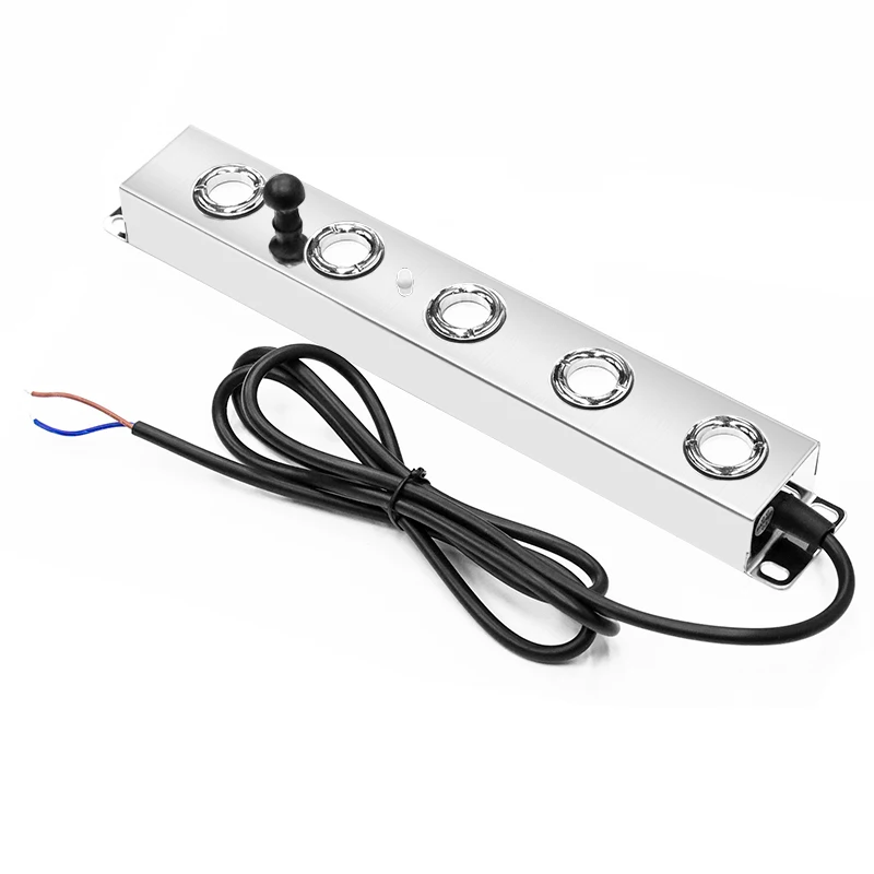 Mist Maker 5 Head Stainless Steel 2750ml/h Industrial 5 Disc Fogger Ultrasonic Mist Generator Nebulizer