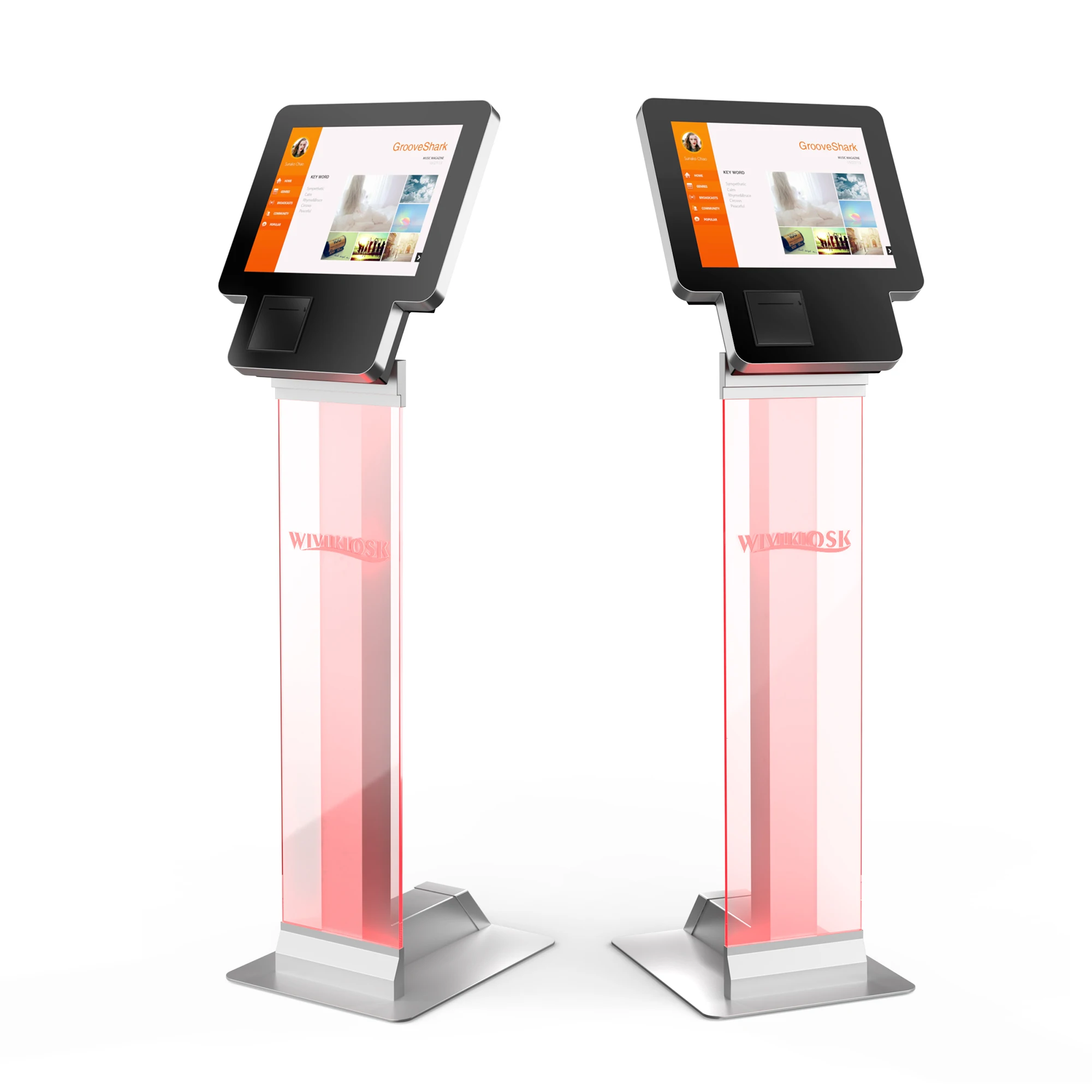 15 дюймовый сенсорный экран очереди билет киоск машина Android pos система