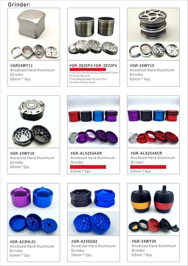 Square shape 55mm 4part herb grinder high-quality magnet work herbal accessories grinder aluminum herbal grinder crusher