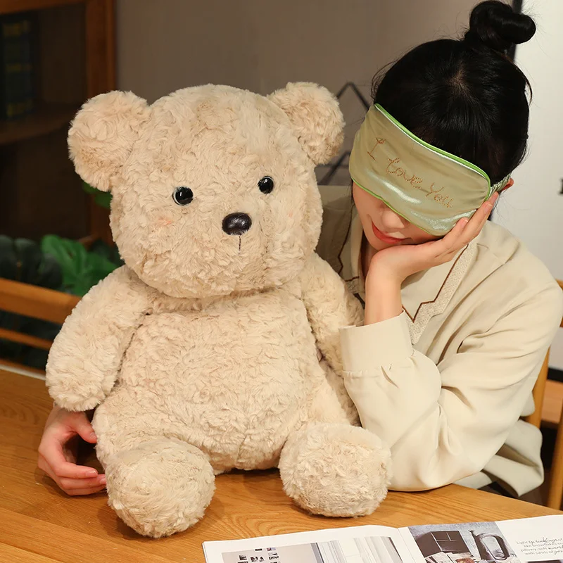 25cm 35cm 45cm Super Soft Adorable Teddy Bear Plush Toys with Colorful Mask