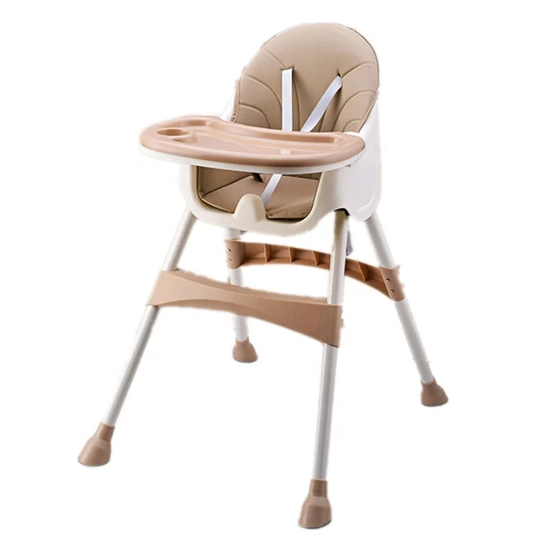 Baby High Feeding Chair Portable Kids Table Foldable Dining Chair Adjustable Height Baby High Chair 2 In 1