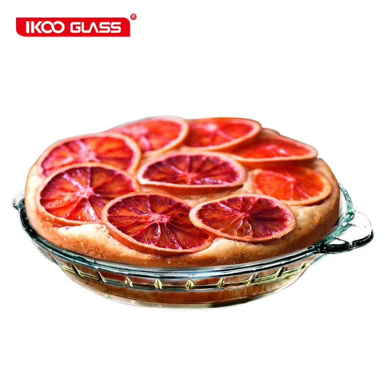 Базовая стеклянная посуда для выпечки пирога в духовке 9 5 дюйма форма форме рыбы духовка кастрюля безопасной морепродуктов