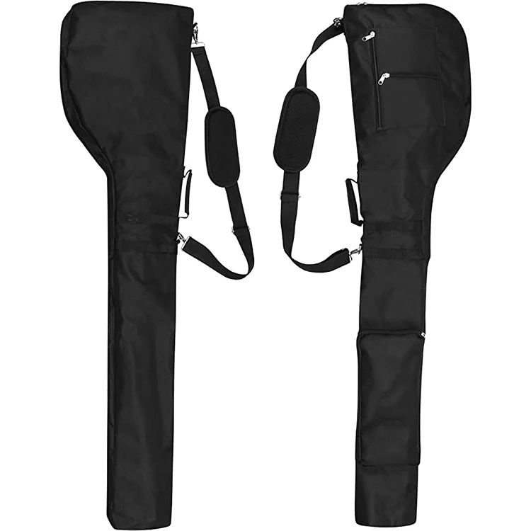 Foldable Golf Club Carry Bag Portable Sunday Pencil Bag Lightweight Waterproof Training Case