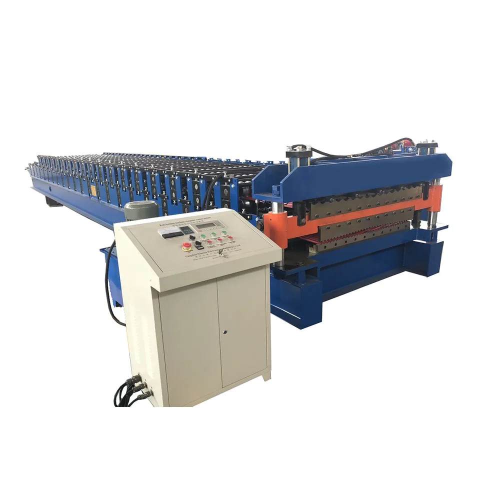 Double Deck Corrugation Roll Forming Machine For Roof Sheet