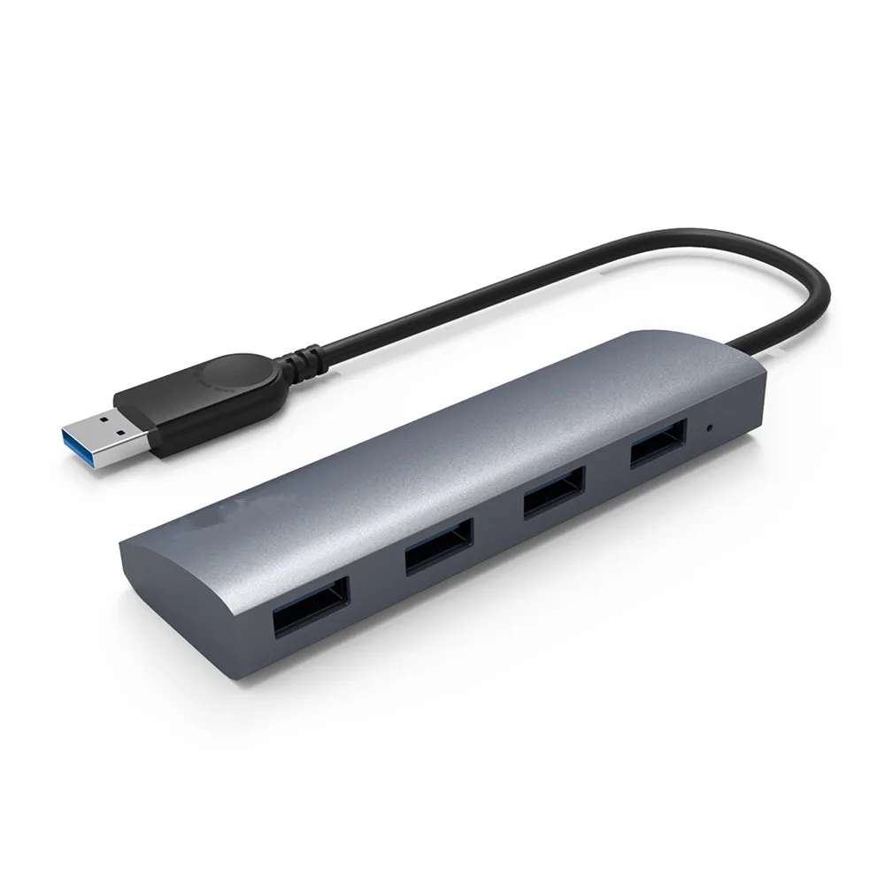 Superspeed USB 3 0 аудио 4 порта USB3.1 Тип C концентратора алюминиевый концентратор