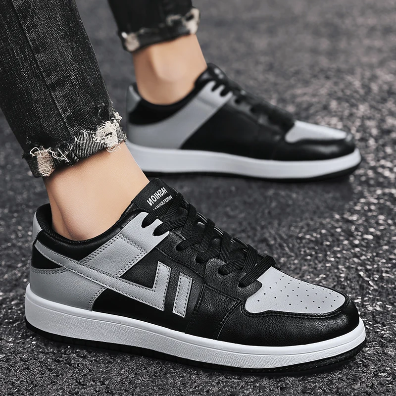 Fashion Sneaker Shopping Mens Casual Shoes White Sport Running Shoes Comfortable Black Sport Shoes Cheap Sneakers