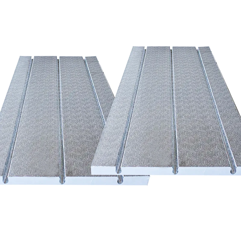 aluminum foil xps insulation board XPS Grooving Aluminum Floor Heating heat resistant insulation foam xpe foam heat insulation