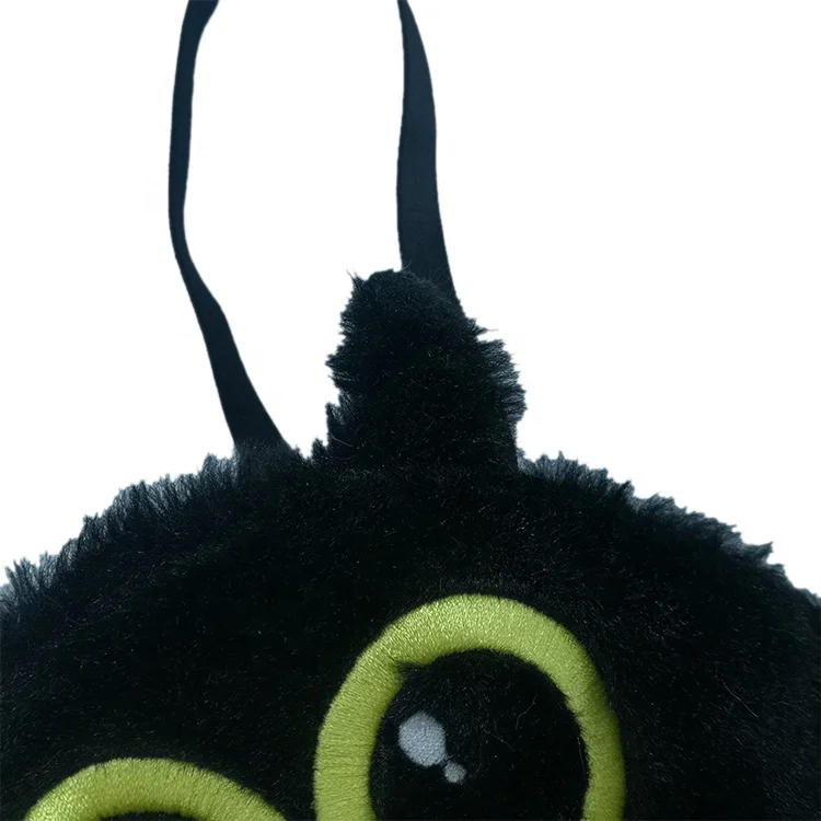 Sexy Women Lingerie Hot Girl Fur Bar Panties Plush Cute Black Animal Underwear Set