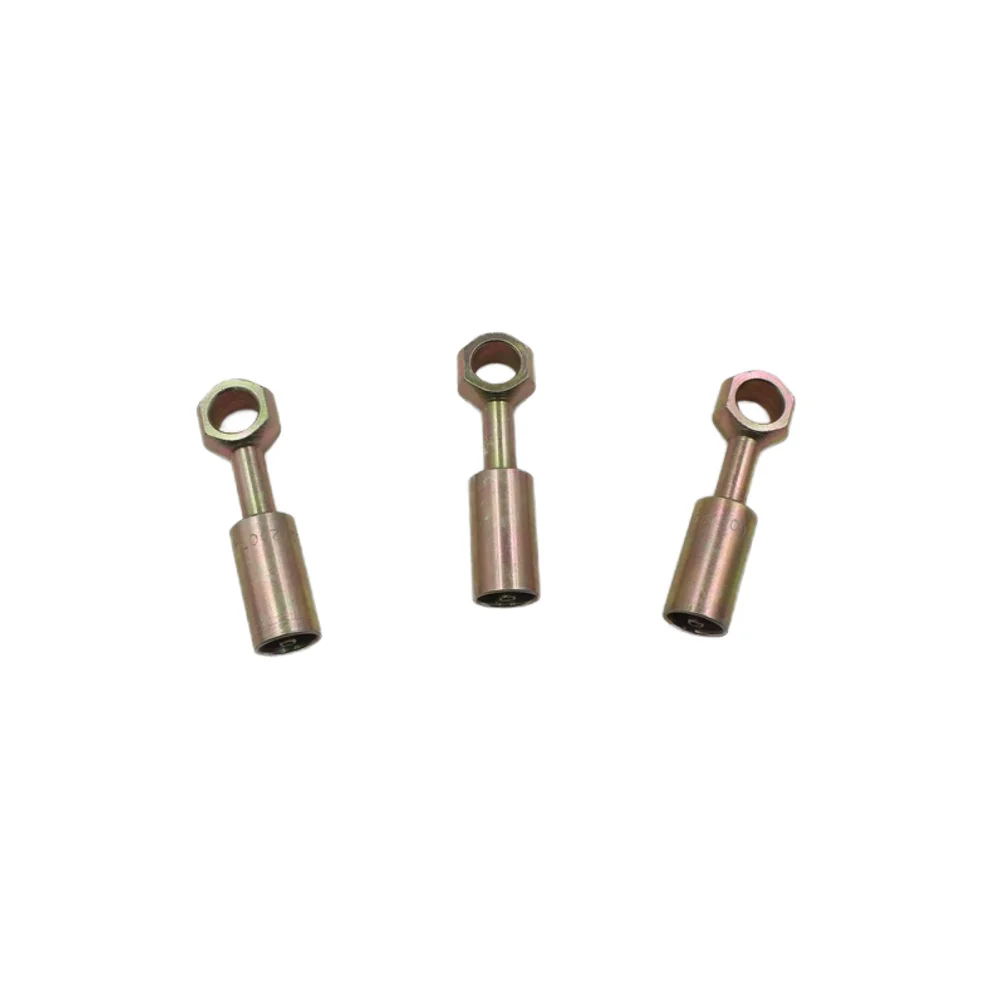 DOT 1/8 3.2mm Rubber Hydraulic Automotive Car Brake System Tube Oil Pipe Line Hoses10mm Banjo Adapter Crimp Brake Hose Fittings
