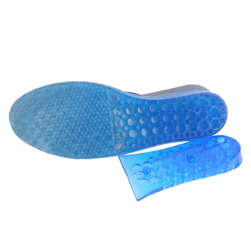 TPR Invisible Increased Insoles Soft Velvet Shoe Full Pad for Men Women Cut to Size Shock Absorption Detachable Insole