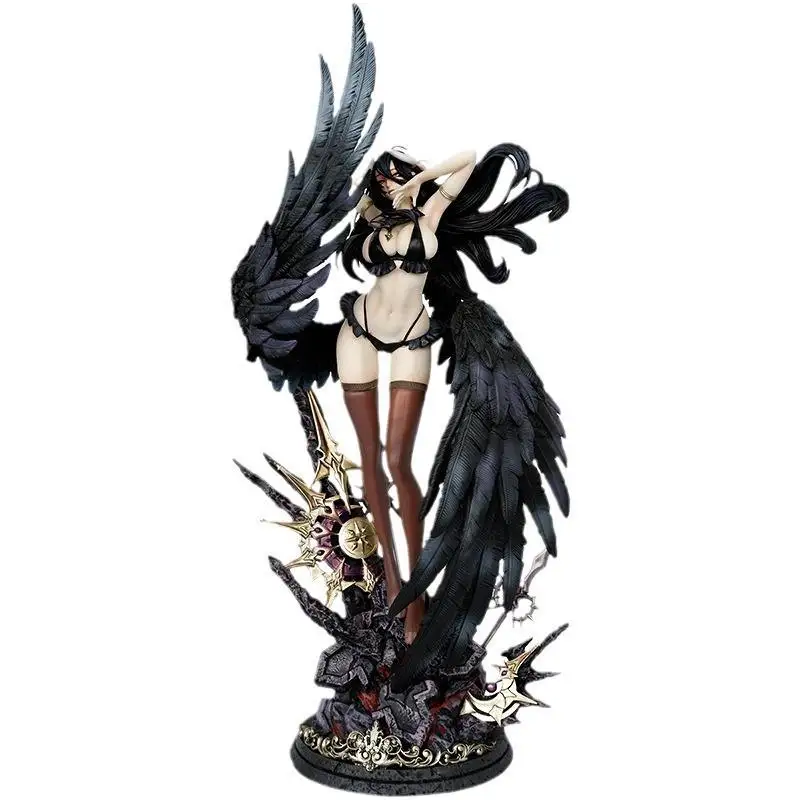 High Quality Albedo GK Full Plan King of the Undead Figure Statue Anime Peripheral Gift Ornament sexy girl figure