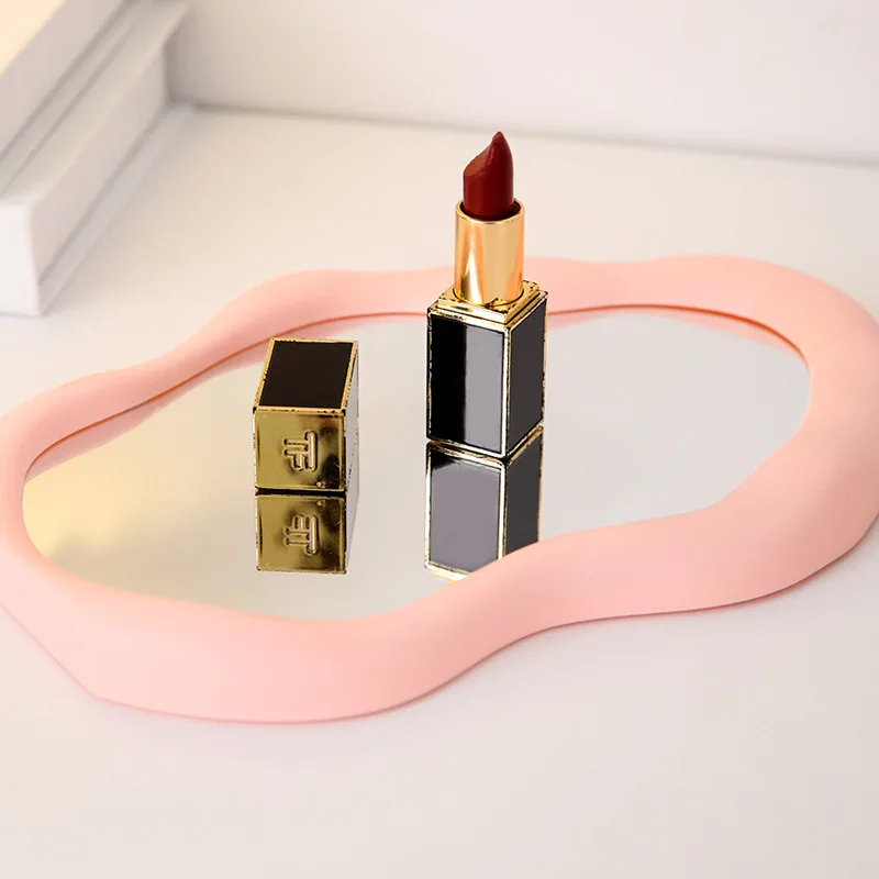 YUE  New Wholesale Creative Custom Makeup Mirror Cloud Mirror Desktop Desktop Special-Shaped Irregular Beauty Mirror