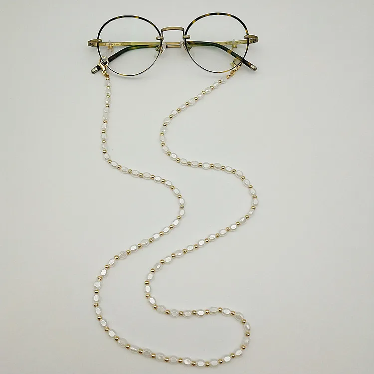 Hot Fashion Pearl Handmade Beaded rope glasses chain multi-purpose accessories hot selling handmade decoration Necklac