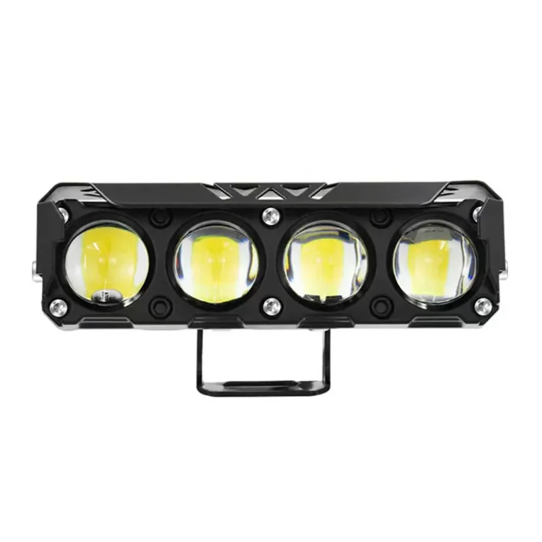 Hot selling 4 eyes spotlight waterproof car accessories track bike driving adjustable night lighting fog lamp motorcycle lights