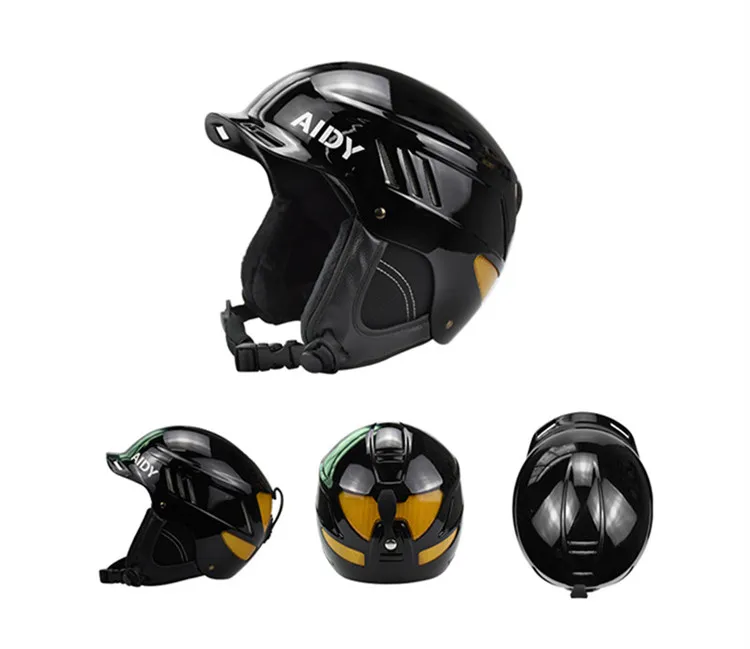 Лыжные шлемы с высокой ударопрочностью, для детей, молодежи, взрослых, унисекс, OEM ABS, высокая плотность, EPS, для горного сноуборда