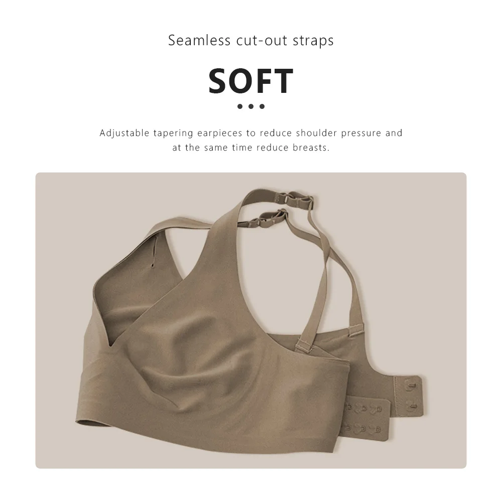 Wirefree Underwear Bralette Underoutfit Seamless Body Fit Bra Breathable Seamless Sports Bra for women