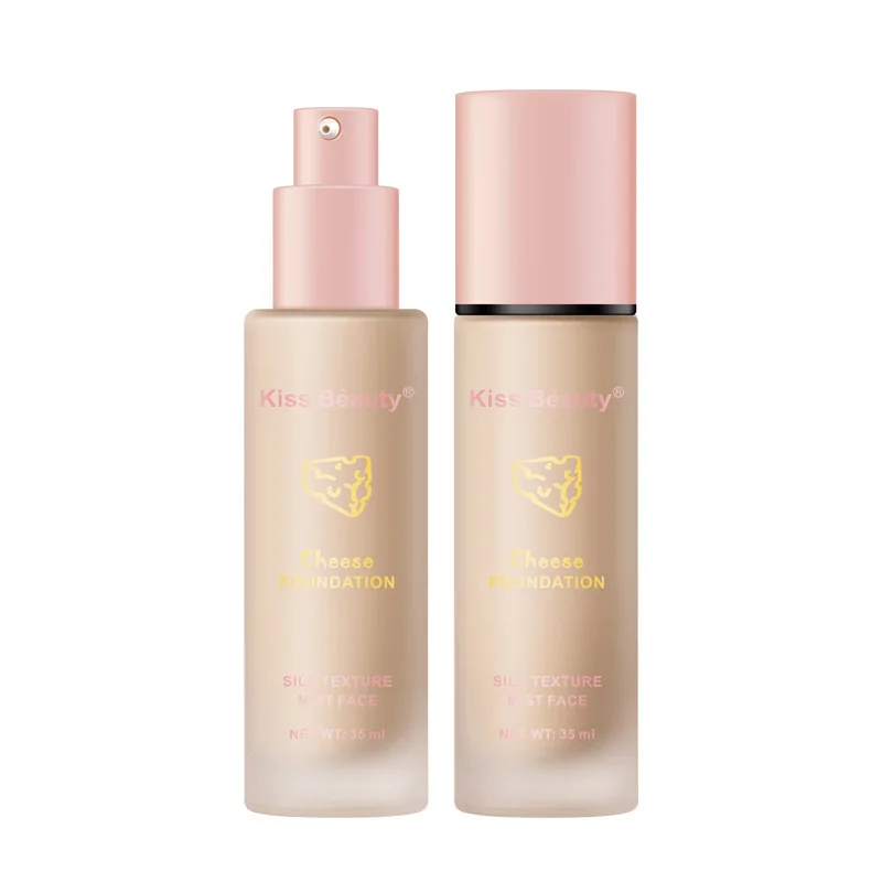 Professional Kiss Beauty Foundation Custom Logo Waterproof Foundation Face Base Makeup BB Cream