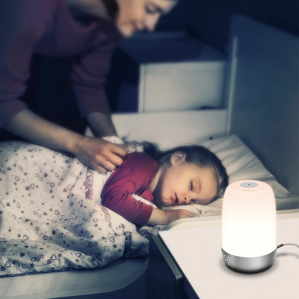 GreatRoc best seller Wake Up Light Sunrise Alarm Clock for Kids Heavy Sleepers Smart Alarm Clock with Sunrise