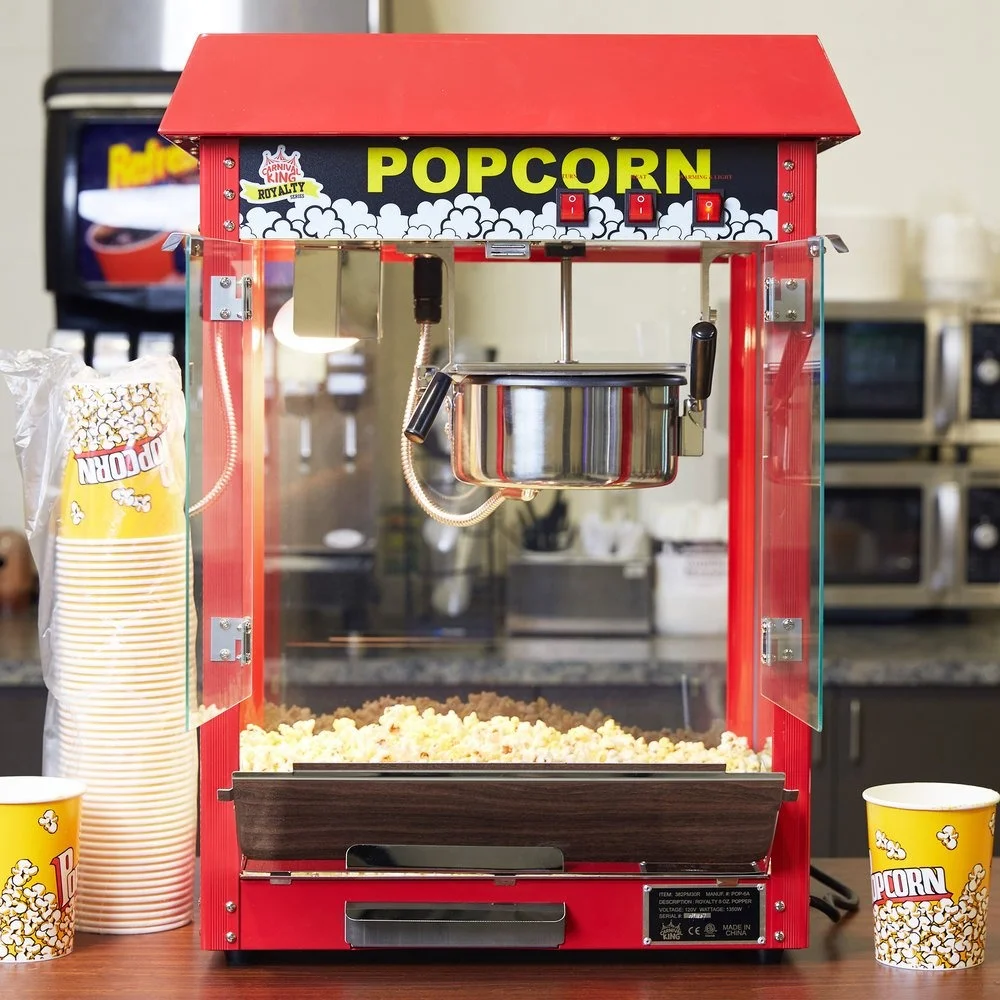 Industrial Electric Popcorn Machine Price Commercial Cinema Popcorn Maker Machine