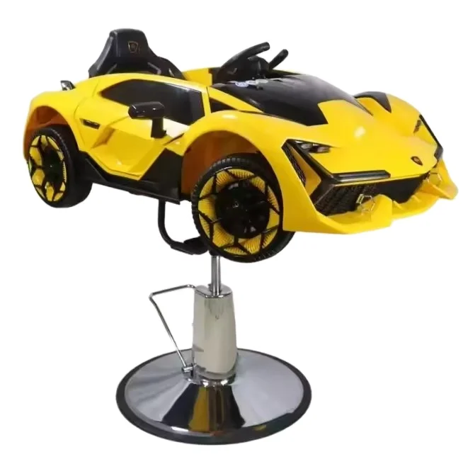 Telescopic Rotation Lifting Chair Barber Beauty Barbershop kid cutting chair children car hairdressing chair