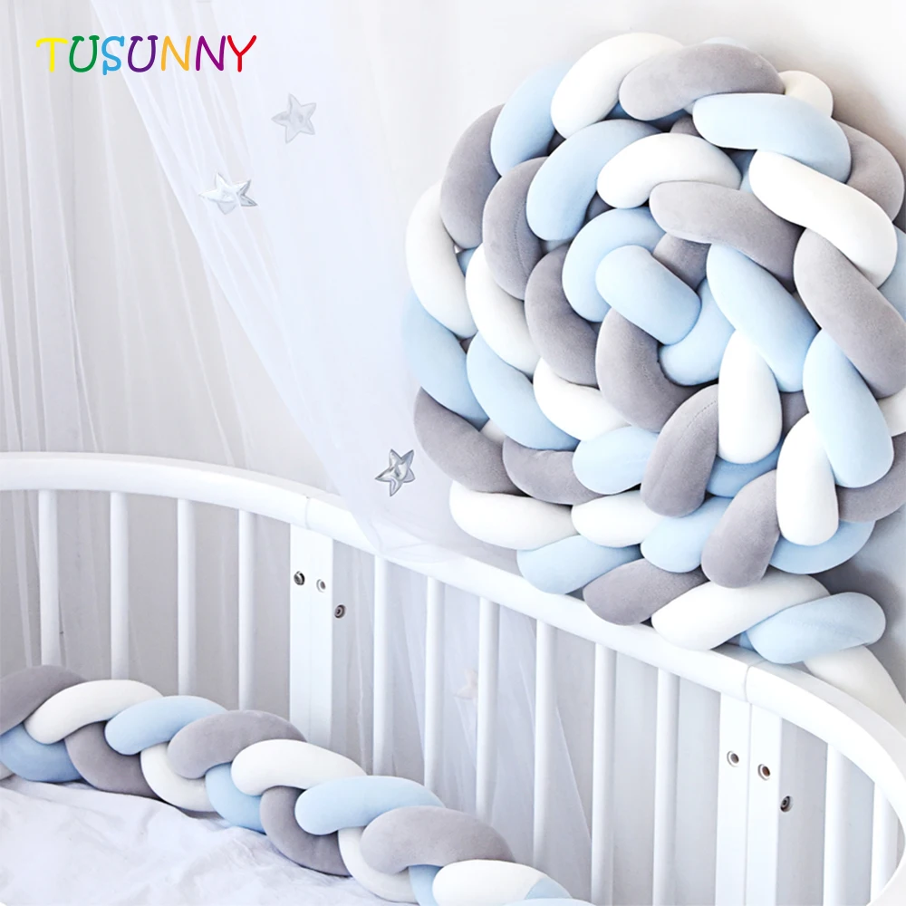 New Soft Muslin Breathable Kid Photography Prop Toy Room Decoration Baby Crib Safety Bumper