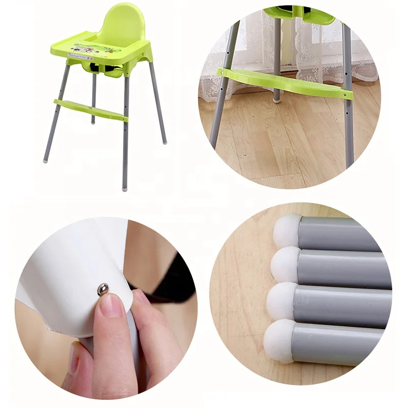Eco-friendly Safety Folding Portable Baby Dining Table and Chair