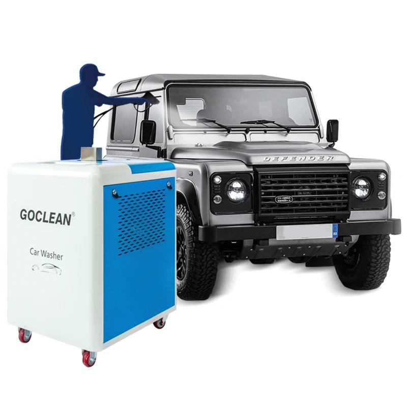 CE no boiler GOCLEAN 2 guns mobile steamjet car wash/ steam steam car wash machine uk