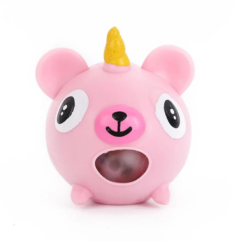TPR Cartoon pressure ball stress eliminate fidget toys extrusion stress toys child gift