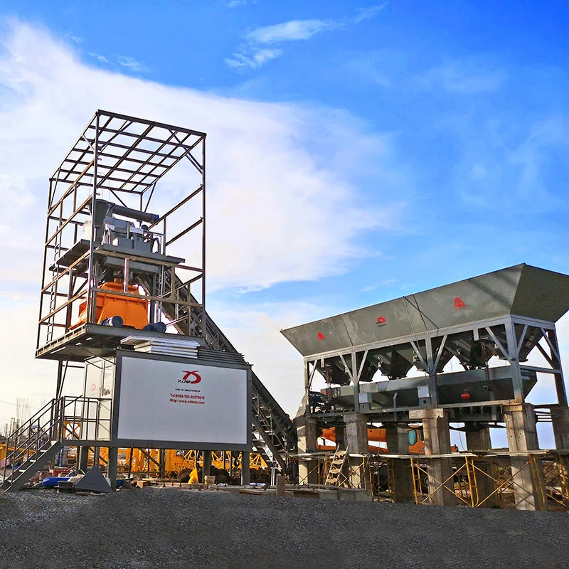60m3/h Ready Mix Concrete Batching Plant in Philippines