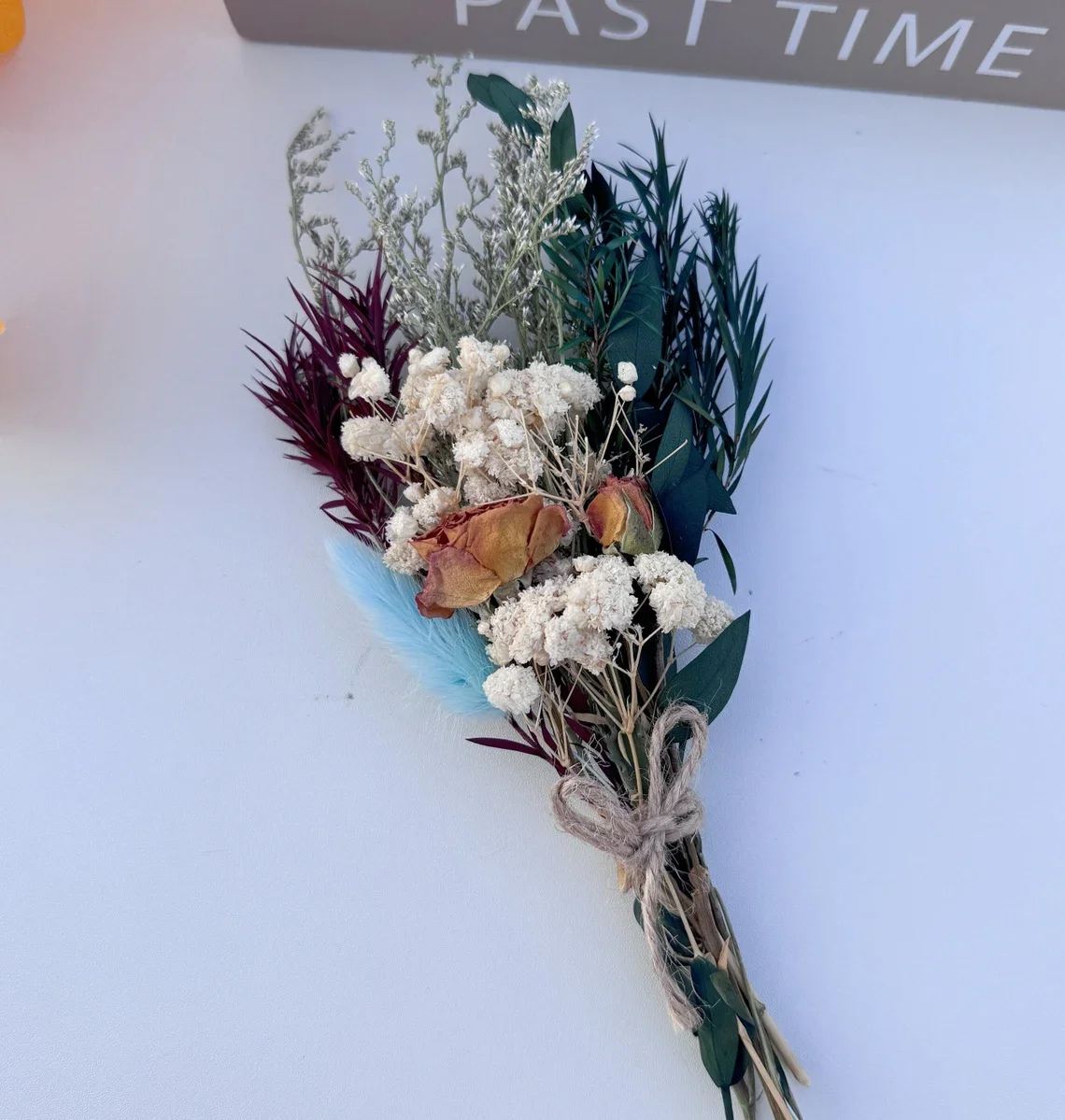 Top Popular Natural Real Flowers Bouquets Wholesale Customization Mini Dried Crochet Flower Bouquet