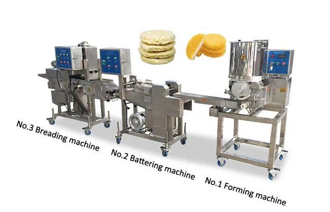 Fast food restaurant equipment mini burger patty making machine