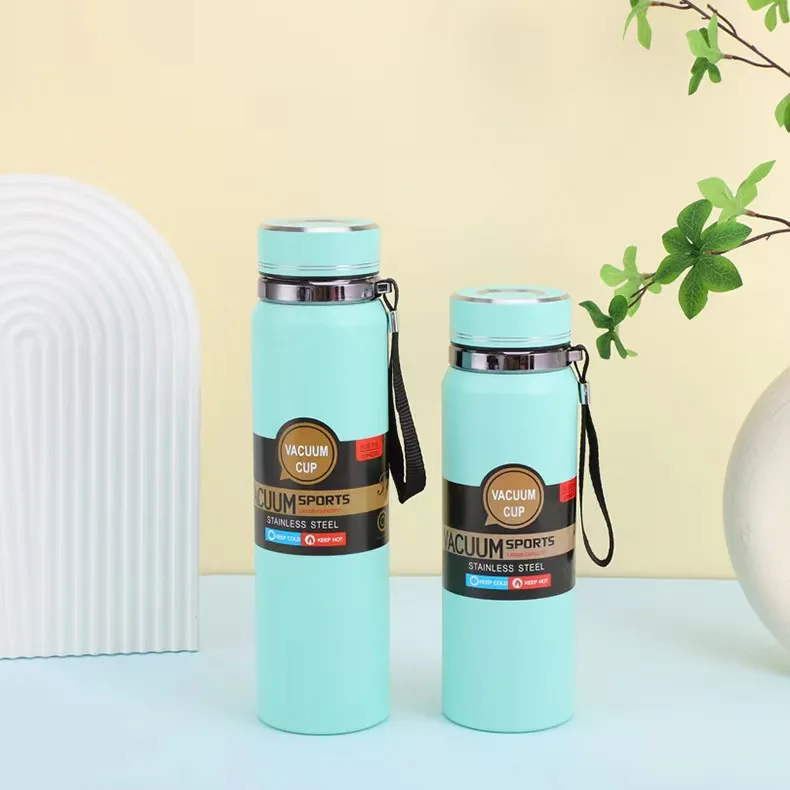 Custom Portable 316 Stainless Steel Camping Water Bottle Vacuum Flask & Thermos Travel Mug