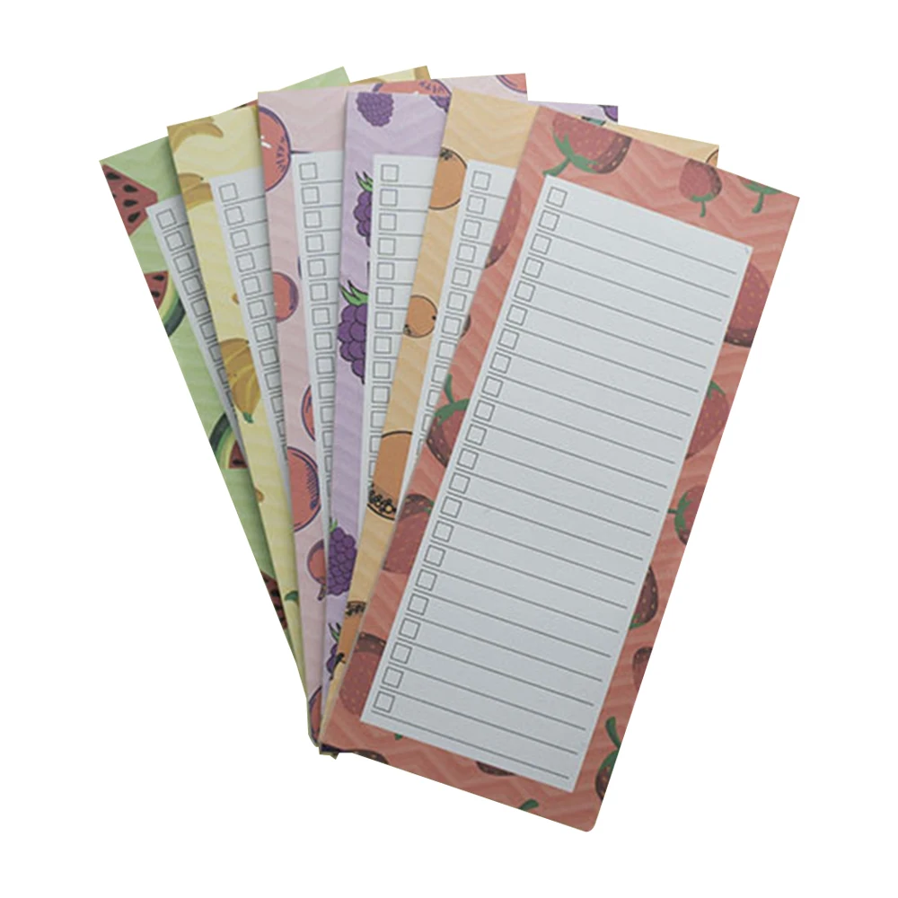 Free Sample Magnetic Sticker Custom Office Stationery Bulk Memo Notes Magnetic To Do List Notepad For Fridge