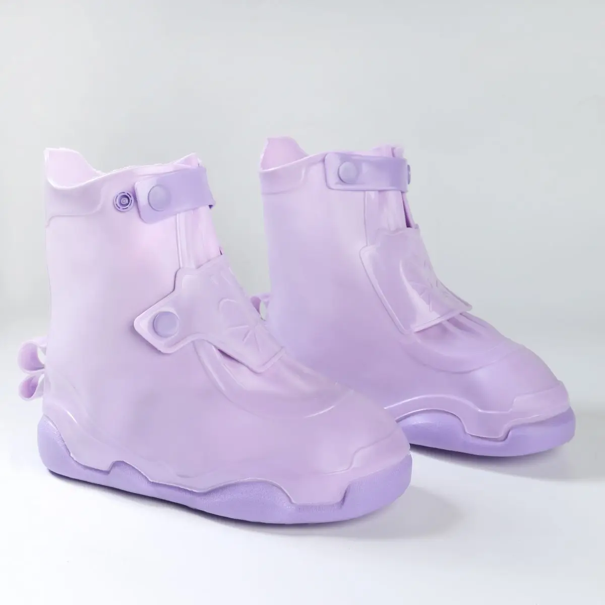 Waterproof Raining Shoe Unisex Recycle Plastic Outdoor Reusable Shoe Covers Rain Boots