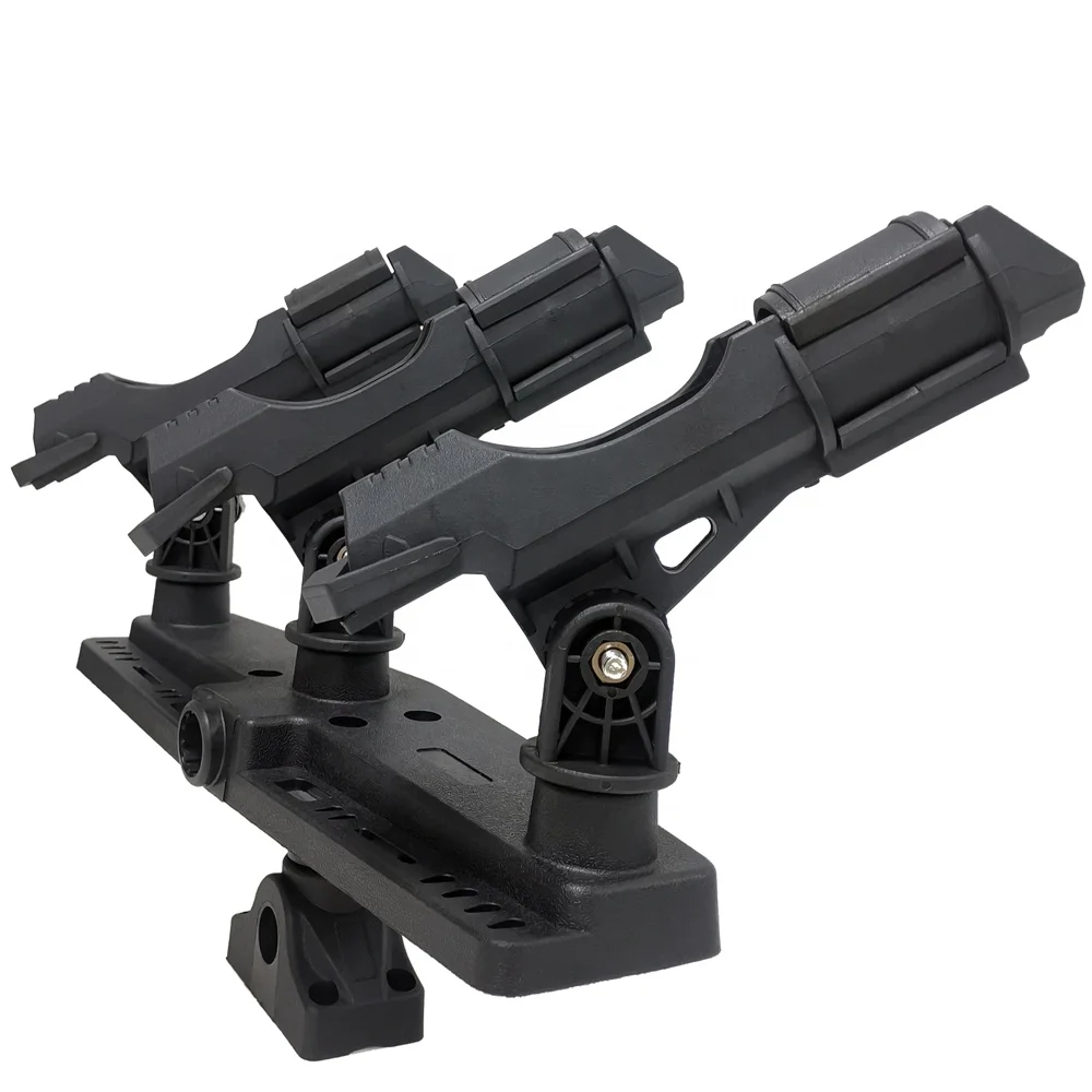 3 Triple Adjustable Multiple Inflatable Pontoon Boat Fishing Pole Boat Rod Holders For Fishing