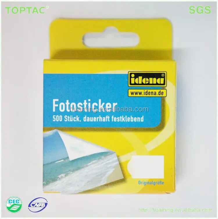 500 Pieces Autocollant Adhesive Photo Double Face Photo Stickers