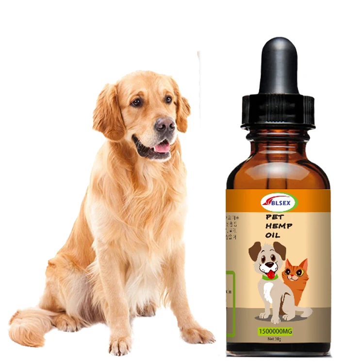 New Hemp Essential Oil for Dogs Natural of Pet Care Anxiety Relief Pain Joint hip Strengtheens immunity