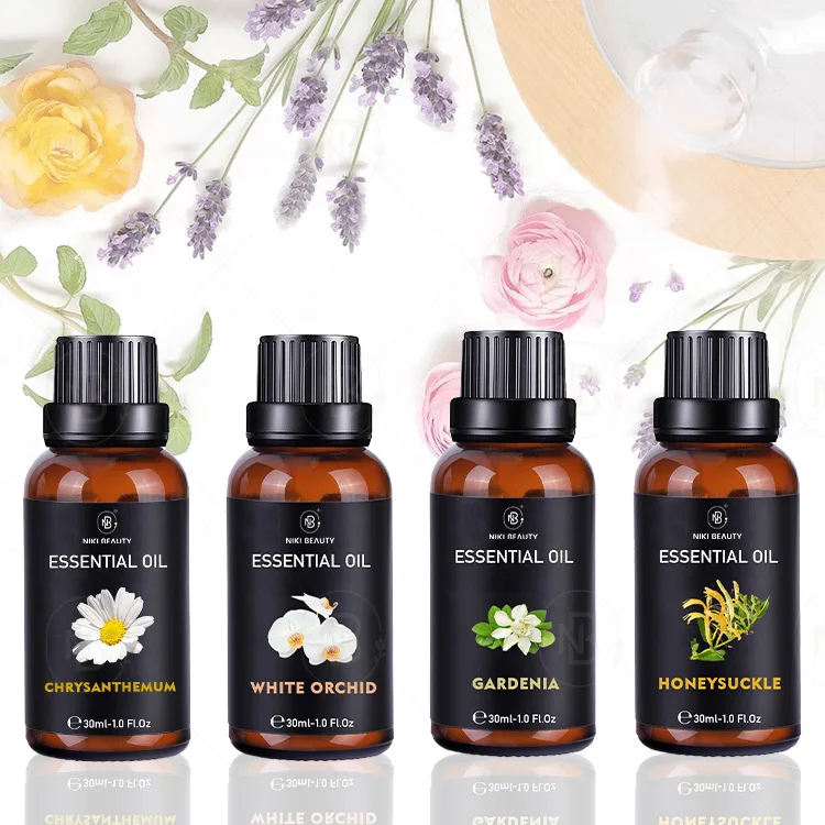Oem Private Label Bulk Pure Honeysuckle White Orchid Cactus Floral Themed Essential Oil