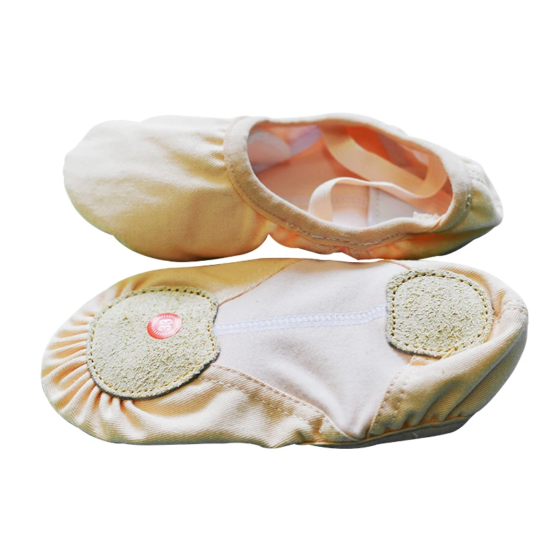 New design canvas split sole ballet dance shoes stretch ballet canvas shoes