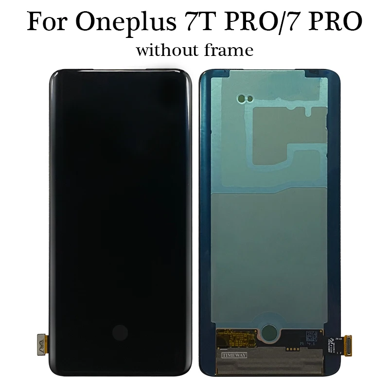  ЖК-дисплей с сенсорным экраном и дигитайзером в сборе для OnePlus 7T Pro ЖК-дисплеи мобильного телефона One Plus
