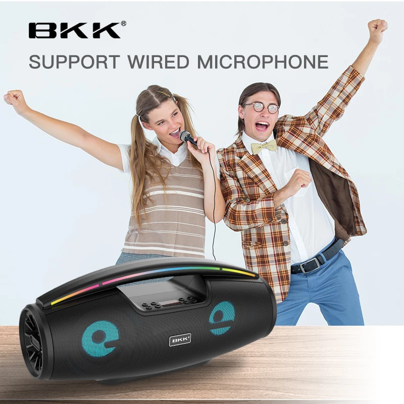 Party Box Portable Speakers portable speaker Factory Wholesales Led Light Outdoor Wireless Party Speaker