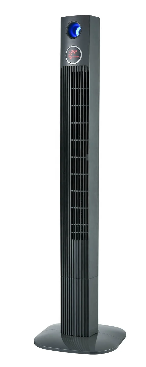 Tower fan with Electrical Remote Control Standing WIFI control wooden Tower Cooling Fan