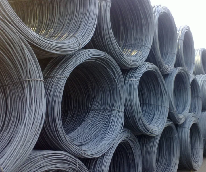 Hot Rolled Steel Wire Rod In Coils 5.5mm 6.5mm Q195L SAE1006 SAE1008 Low Carbon Steel MS Wire Rods