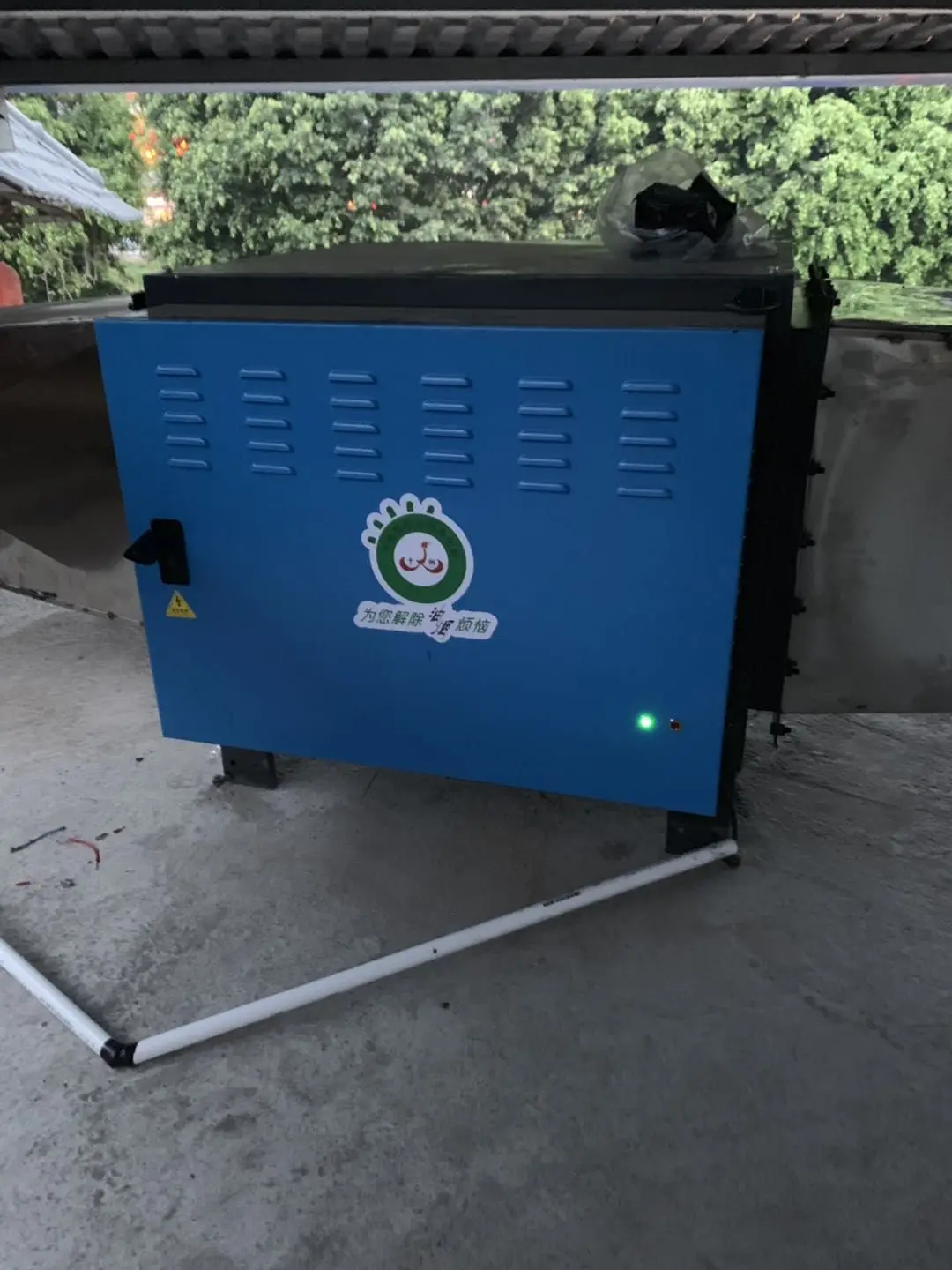 8000cmh oil grease mist smoke electrostatic precipitator ESP air dry scrubber