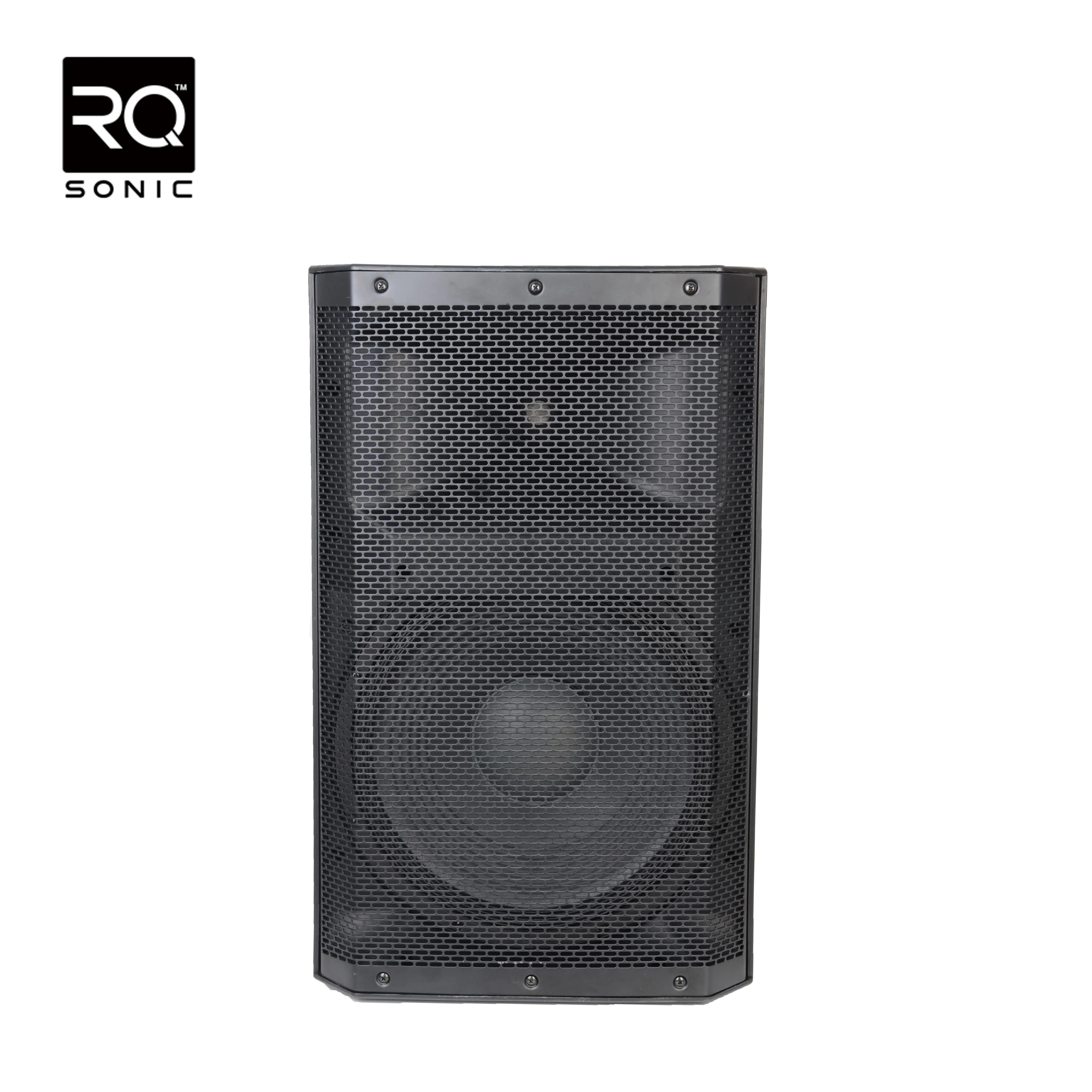 RQSONIC CAC15APX Professional Audio 15' 350W Powered Speaker Active Bi-amp Class H Plastic DJ Speaker Sound System dj