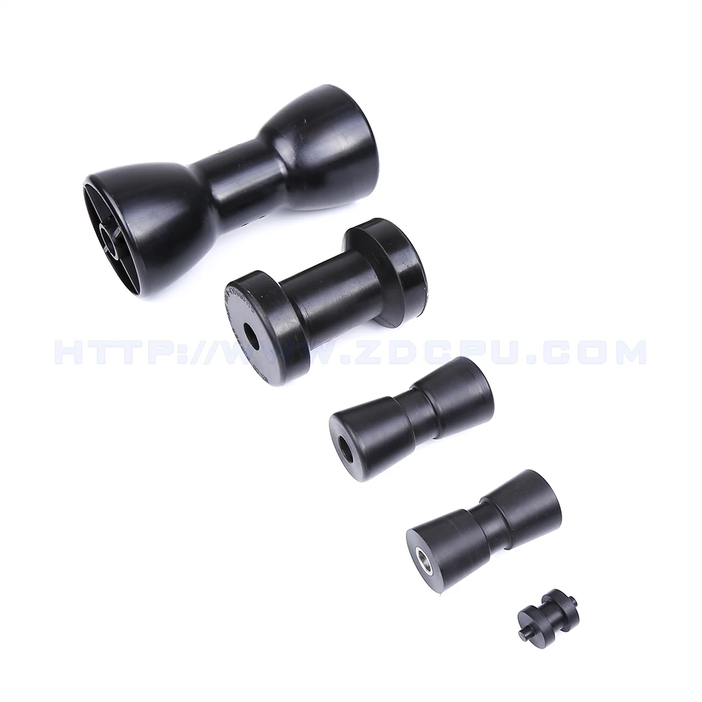 Пользовательский задний U-образный нейлоновый полиуретановый колесный ролик с уретановым покрытием